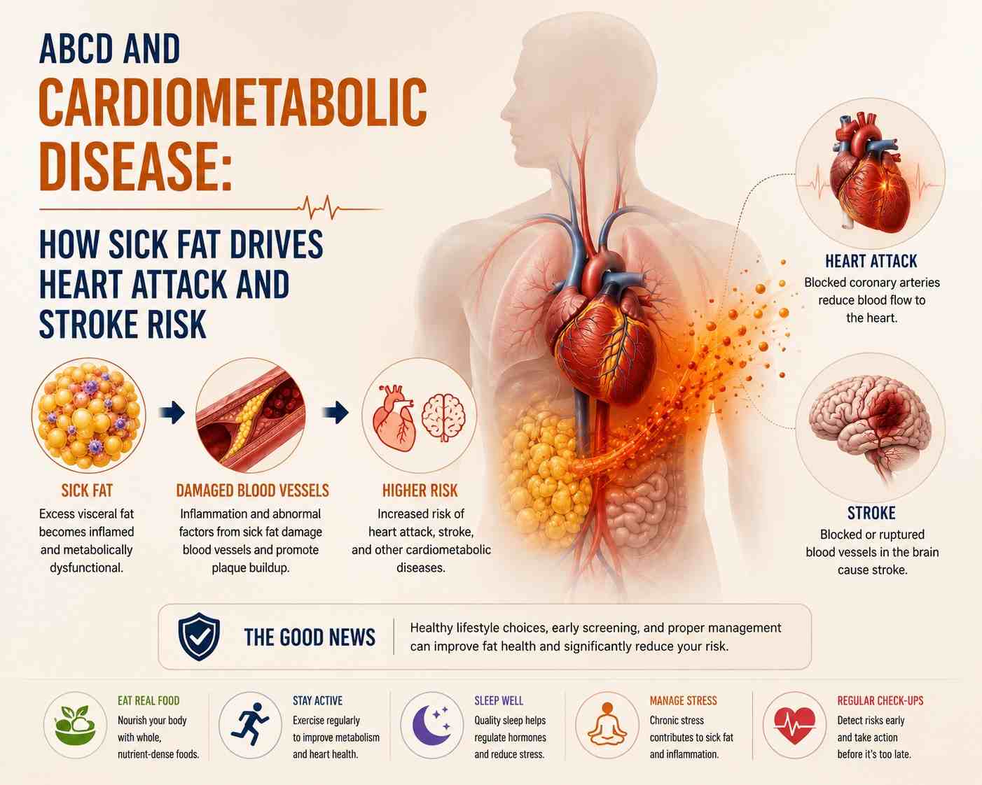 ABCD and Cardiometabolic Disease: How Sick Fat Drives Heart Attack and Stroke Risk